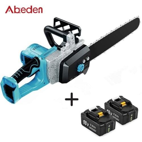Abeden BL1830 BL1840 BL1850B Rechargeable Chainsaw for Makita 18V Lithium Ion Battery Cutting Electric Chain Saw Woodworking
