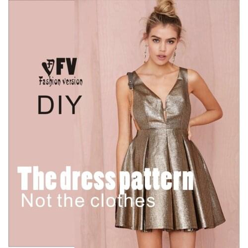 Dresses Sewing Pattern Template Cutting drawing Clothing DIY ((Not selling clothes)) BLQ- 162