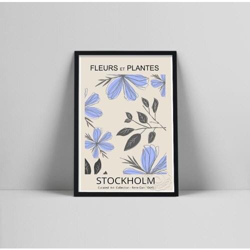 Florist Gift Stockholm Fleuriste et Paniers Posters Floral Gallery Wall Art Pictures Abstract Prints Canvas Painting Home Decor