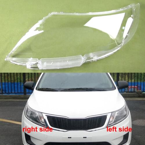 Transparent Lampshade Lamp Shade Front Headlight Shell Glass For KIA K2 2009 2010 2011 2012