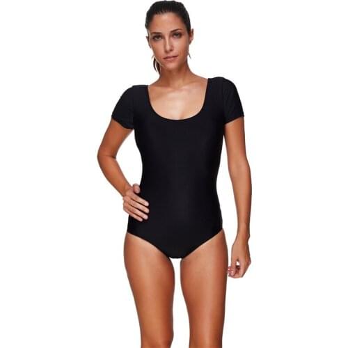 Plus Size Swimwear Women One Piece Swimsuit Badpak Sexy Woman 2019 Swimming Bikini Bathing Suit Women Wire Free with Pad Solid