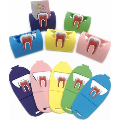 Rubber Business Card Holder Storage Dsiaply Stand Friends Gifts