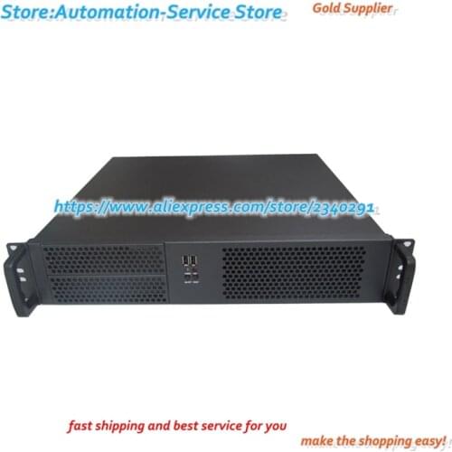 Ultra Short 2U Industrial Control Server Case Hard Disk Bits PC Power Bit