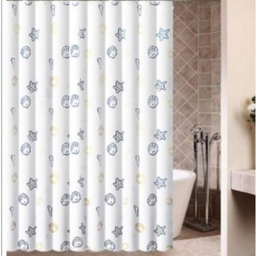 New Style Ocean World Polyester Shower Curtain Thicken Waterproof Bathroom Curtain Bathtub Bathing Cover Home Decor