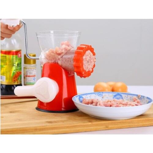 1PC Household Manual Meat Grinder Multifunction Meet Mincer Meat/Vegetable/Spice Hand-cranked House Cooking Machine OK 0483