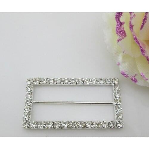 10pcs diamante rhinestone buckle wedding supplies