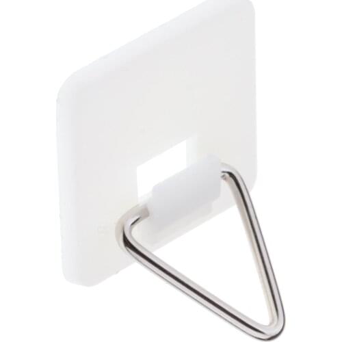 10x Invisible Adhesive Plate er Set Vertical Plate Holders For Wall