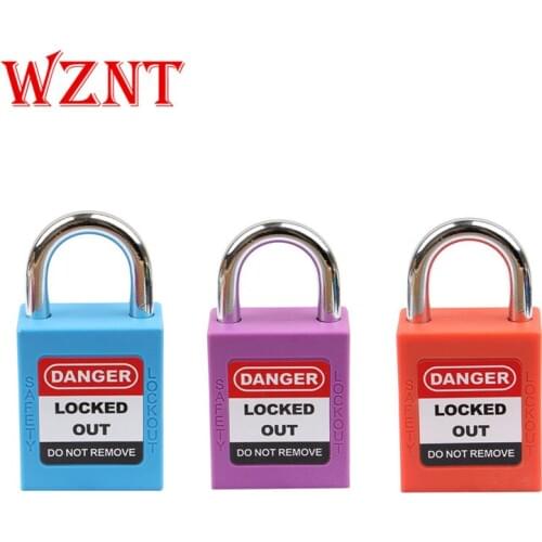 2pcs free shipping OEM 25mm short shackle high security safety lockout padlock