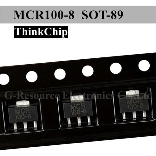 20pcs) MCR100-8 SOT-89 MCR18 SMD Unidirectional SCR (Marking 100-8)