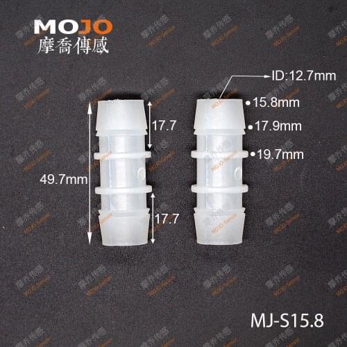 2020 Free shipping!! MJ-S15.8 Straight type Equal diameter PP material pipe fittings union connector(100pcs/lots)