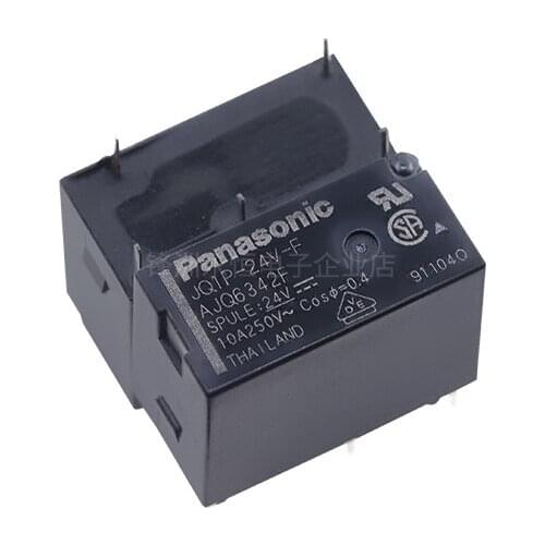 10PCS/Lot JQ1P-5V-F/JQ1P-12V-F/JQ1P-24V-F 5V/12V/24V 5Pin Relay