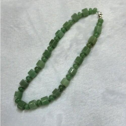 6pcs Natural Stone Green Aventurine Beads String Necklace Multicolor Multisection Beads String Energy Necklace Free Shipping