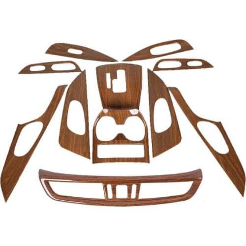 Car styling ABS Peach wood grain accessories Modified For Nissan X-Trail X Trail T32 Rogue 2014-2019 Car dashboard modified
