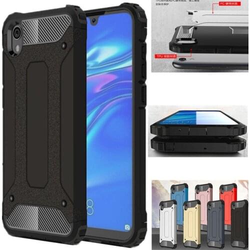 Case For Huawei Honor 8S Case Armor Cover Hard PC + Silicone Case For honor 8 s 8A 8X MAX Back Cover For honor8s capa Fundas