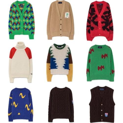 Kids Sweater 2019 Autumn Winter StRafina Boys Girls Knitted Sweater Cardigan Baby Woolen Top Sweater Outerwear Children Clothes