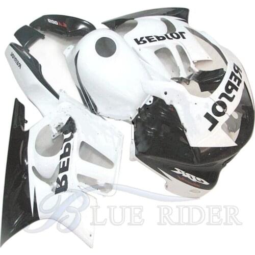 For HONDA CBR 600 F3 1995 1996 Motorcycle Fairing Kit REPSOL Parts CBR600F 95 96 Full Bodyworks Black White + Tank Cover