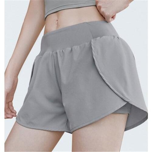 Womens Biker Shorts Athletic Workout Active Fitness Volleyball Shorts 2 in 1 Running Double Layer Sports Shorts