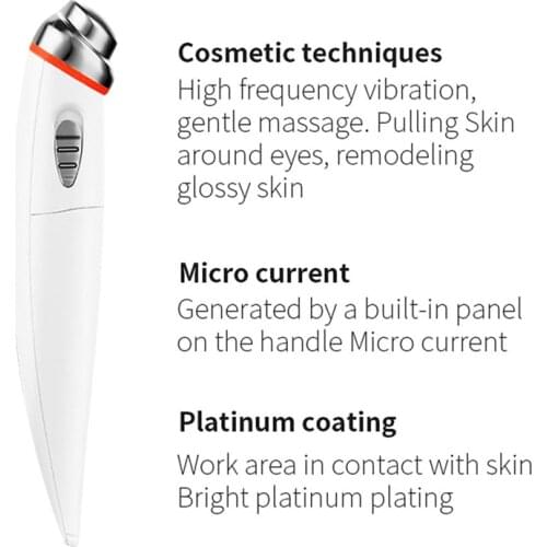 Electric Eye Massager Anti Aging Wrinkle Eye Patch Relief Massage Ion Importing Dark Circle Removal Eyes Care Device NEW ARRIVAL