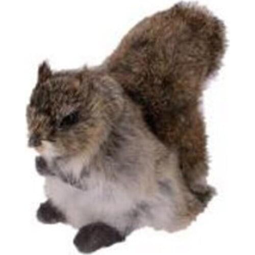 Simulation Plush Squirrels Animals Model Home Decor Children Toys Gifts Crafts