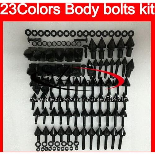 Fairing bolts full screw kit For KAWASAKI NINJA ZX250R 08 09 10 11 12 ZX 250R 08 2009 2010 2011 2012 Windscreen bolt screws Nuts