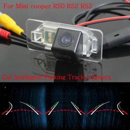 Lyudmila Car Intelligent Parking Tracks Camera FOR Mini cooper R50 R52 R53 / Back up Reverse Camera / Rear View Camera / HD CCD
