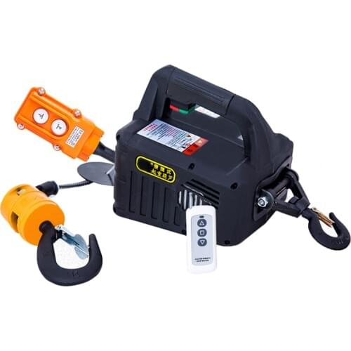 Small Crane Household Electric Hoist 0.5 Ton Lifting Construction Decoration Crane