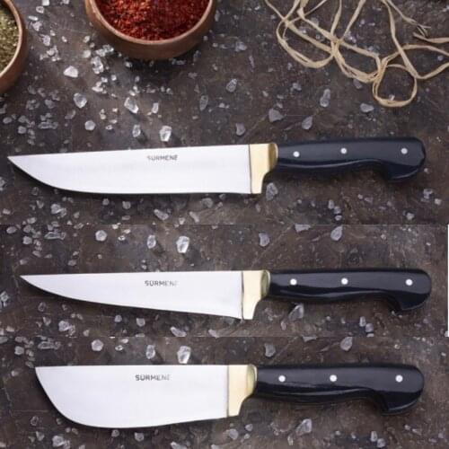 %100 Handmade Butcher Set - Meat Chopping, Boning and Chef and Household Kitchen Daily Use Sets