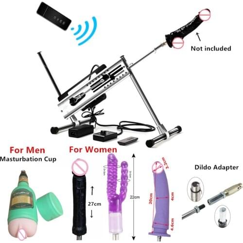 New Upgraded Wireless Sex Machine Toys For Women Men Adults Masturbation Super Quiet Stable Support 2 People Vibrator Dildo Cock