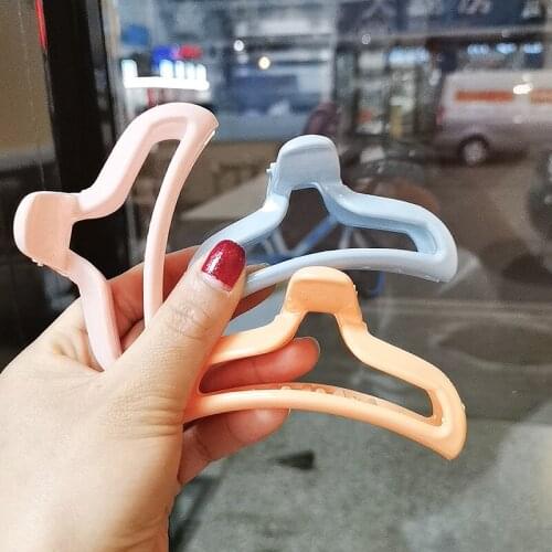 New Fashion Simple Large 9.5cm Candy colors acrylic Hair Clips Hairpins Crab Hair girls Women for Accessoires Headdress