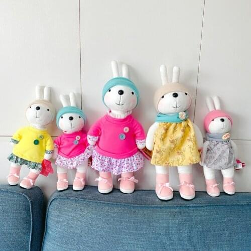 Metoo Rabbit Doll Plush Toy Stuffed Dolls Girl Sleeping with Pillow Children Girl Birthday Present Kids Toys