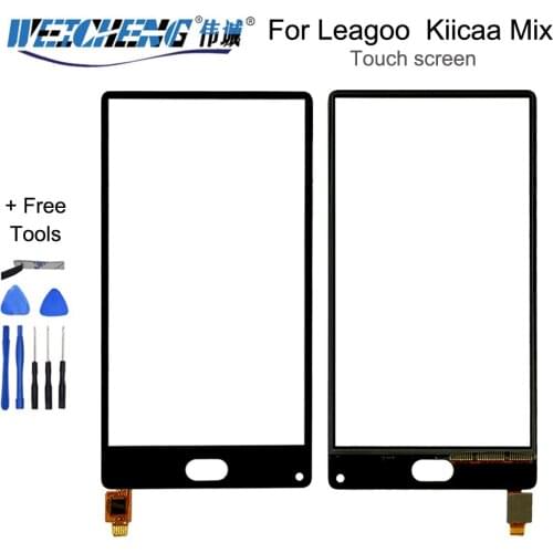 5.5''Touch Glass Panel For Leagoo Kiicaa Mix Touch Screen Digitizer Sensor Front Outer Glass Lens Without LCD+ Tools