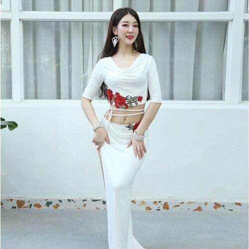 Bellydance oriental eastern Belly dance diamond embroidery dancing costumes clothes bra belt scarf skirt sexy dance wear outfit