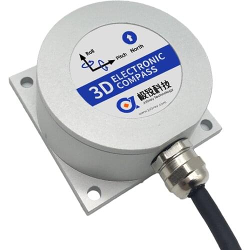 High Precision 9 Axis Full Attitude Digital Magnetic Compass Heading Sensor RS232 RS485 TTL Azimuth Sensor DCH406C DCH406M