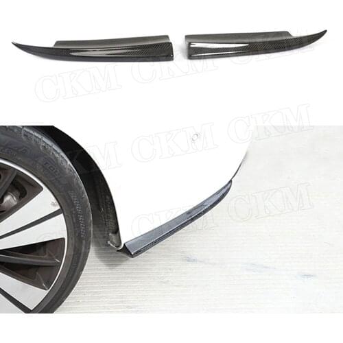 CLA Class Carbon Fiber Rear Diffuser Lip Apron For Mercedes Benz W117 C117 CLA45 AMG 2013 - 2019 Car Styling FRP Rear Splitter