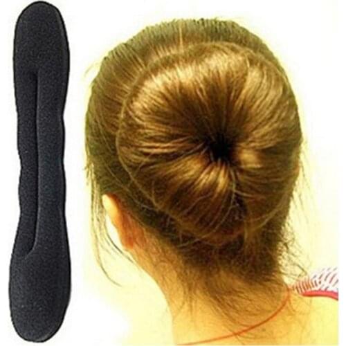 1pcs hair bands headdress sponge ball head plate Magic hair Bun women girls hair accessories DIY hairstyle tool 2 size