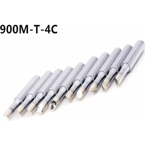 10PCS/Set 900M-T-4C Welding Tool Lead-Free Soldering Iron Head Bit For Welding tips