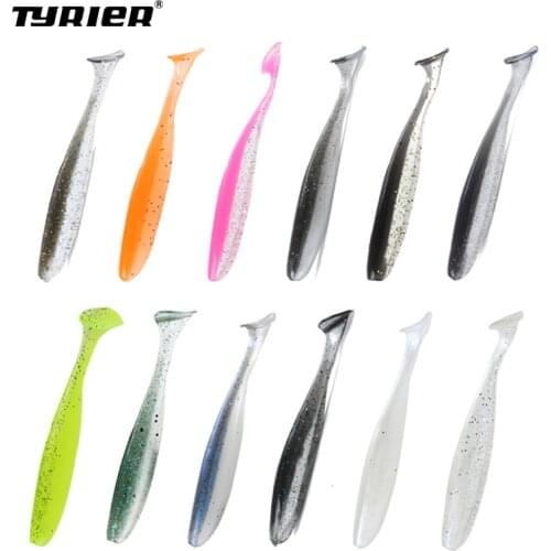 10pcs/Lot Soft Lures Silicone Bait 7cm 2g Goods For Fishing Sea Fishing Pva Swimbait Wobblers Artificial Tackle