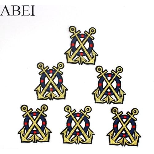 10pcs/lot Embroidery Iron On Motif Badge Appliques Sewing Jeans Coats Patch Diy Clothes Stickers DIY Patchwork Accessories