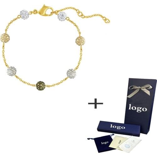 2021 Exquisite High Quality Bracelet Multicolor Bubble Shape Crystal Ladies Send Girlfriend Anniversary Gift