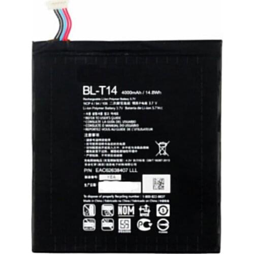 4200mAh BL-T14 Battery for LG GPAD G PAD F V480 V495 V496 V490 High quality Replacement Battery