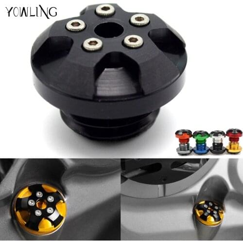 Motorcycle Accessories CNC m20*2.5 magnetic engine oil filler cap Moto Bike Engine Oil Cap For honda cbf250 TMAX 500 TMAX 530