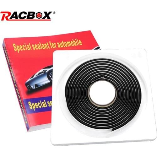 Car Headlight Assembly Special Sealant Black Snake Butyl Speaker Windscreen Rubber For Sealing Automobile Headlamp Cover DIY
