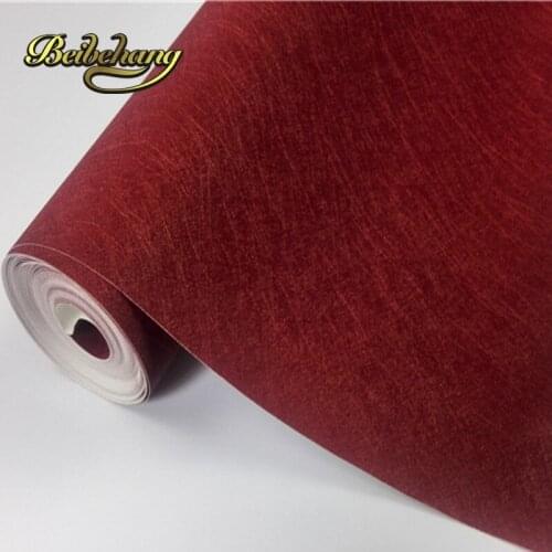 Beibehang Silk pure color color light - colored PVC wall paper hotel guesthouse engineering wallpaper papel de parede