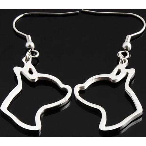 Boston Terrier Earrings for Women