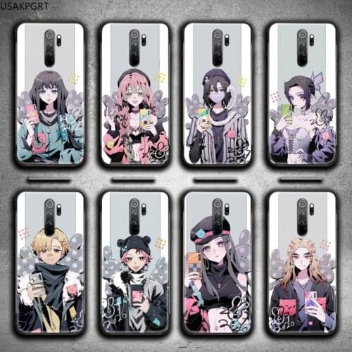 Demon Slayer Kimetsu No Yaiba Phone Case for Redmi Note 9 8 8T 8A 7 6 6A Go Pro Max Redmi 9 K20 K30 Pro