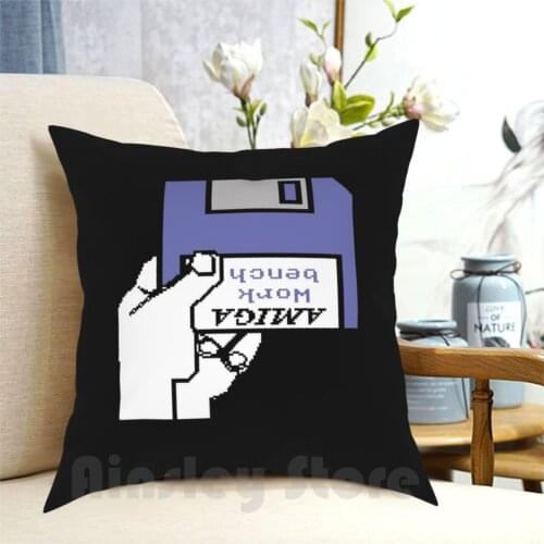 Amiga Logo Pillow Case Printed Home Soft DIY Pillow cover Retro Gaming Game Games Amiga 90 Giochi Informatics Informatica