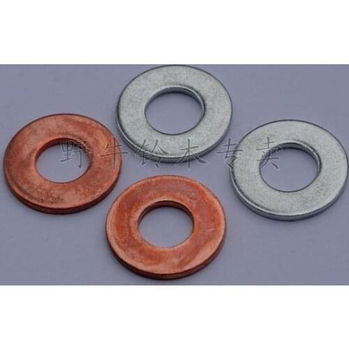 Motorcycle Cylinder Screw Fasten Clamping Washer Plain Fixed Gasket For Suzuki GN250 1Set=4pcs