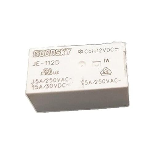 HOT 12V relay JE-112D JE 112D JE112D 12VDC DC12V 12V 5A 250VAC 5PIN