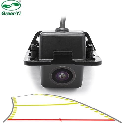 HD Vehicle Trajectory Parking Line Car Rear View Reverse Backup Camera For Mitsubishi Outlander XL/ Outlander / Citroen C-Crosse