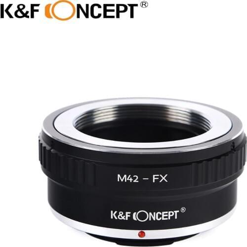 K&F CONCEPT Lens Adapter Ring M42-FX M42 M 42 Lens to for Fujifilm X Mount Fuji X-Pro1 X-M1 X-E1 X-E2 Adapter Ring free shipping